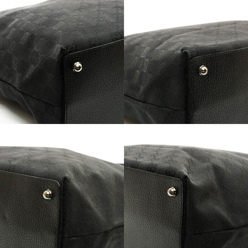 Gucci Tote Bag Canvas Black