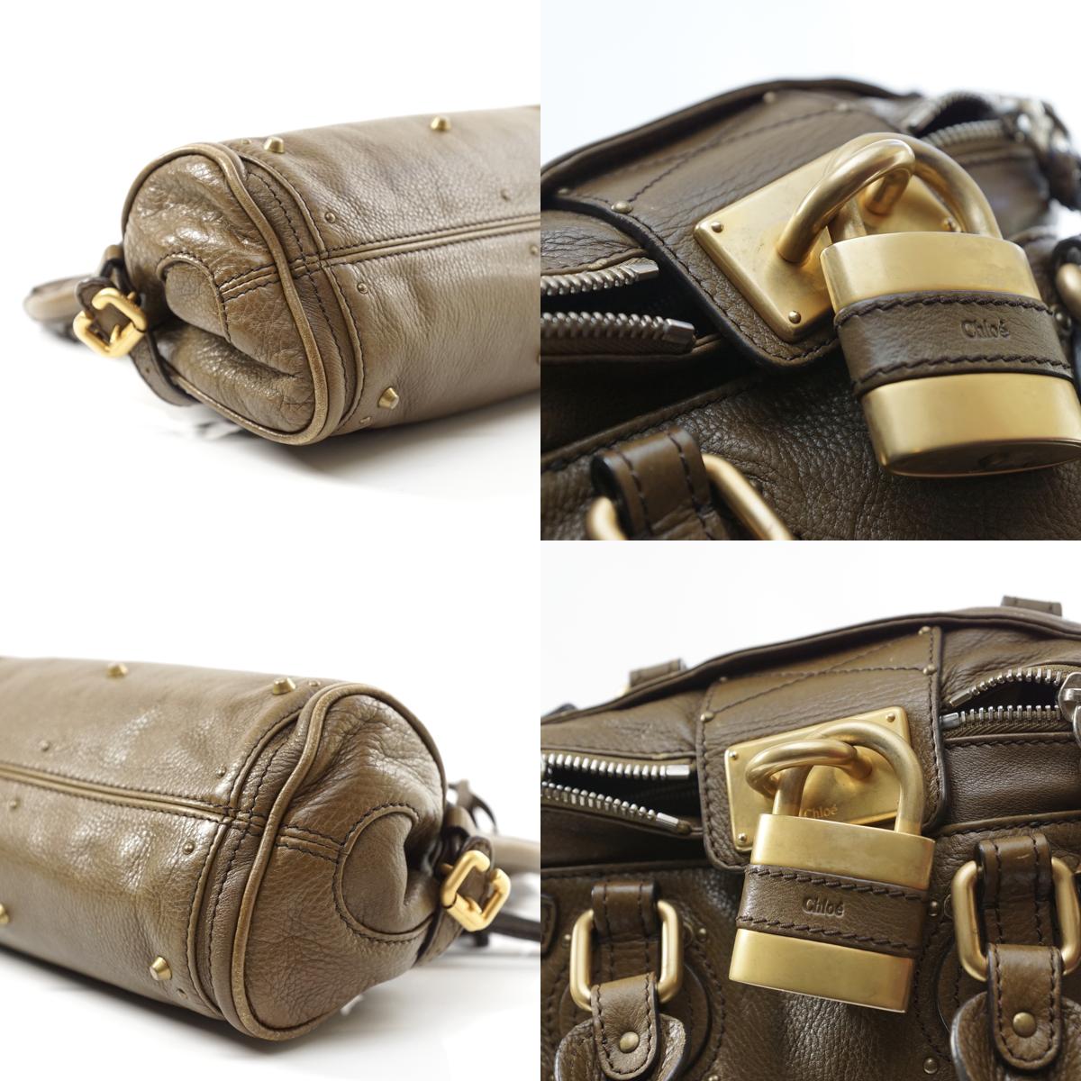 Chloe Paddington Shoulder Bag Brown