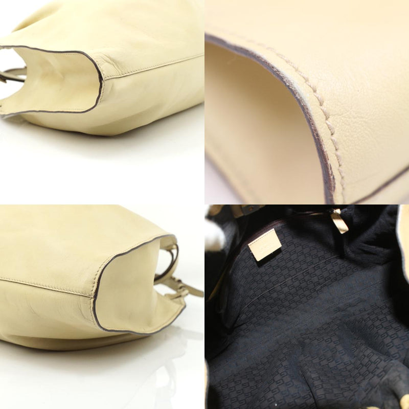 Pre-loved authentic Gucci Hand Bag Cream Leather sale at jebwa