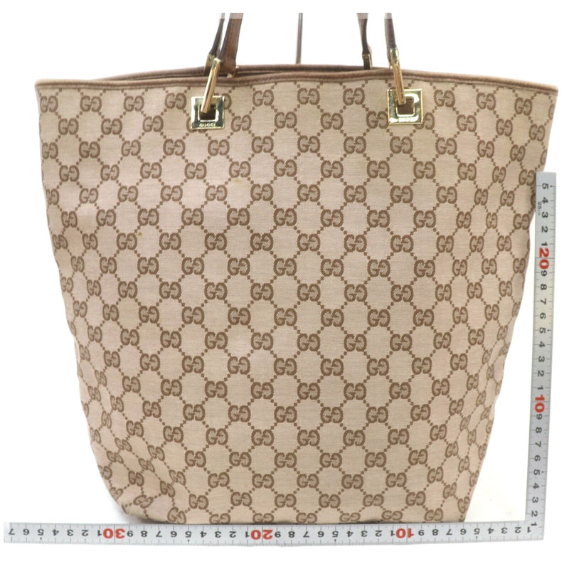 Gucci Gg Tote Bag Canvas Brown