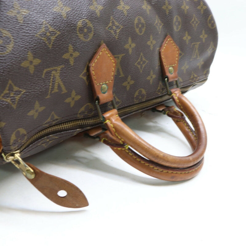 Louis Vuitton Speedy 35 Satchel Bag