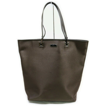 Gucci Tote Bag Brown Silk Coated