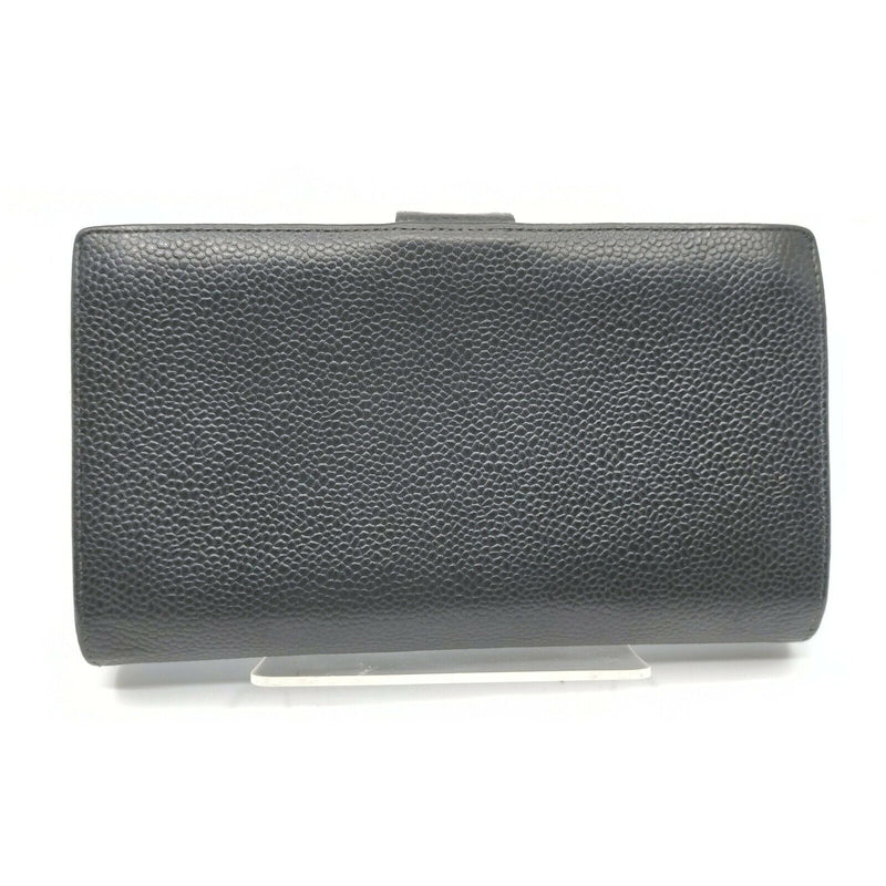 Chanel Long Wallet Black Caviar