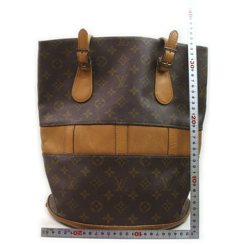 Louis Vuitton Bucket Tote Bag Brown