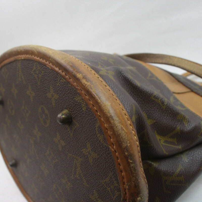 Louis Vuitton Bucket Tote Bag Brown