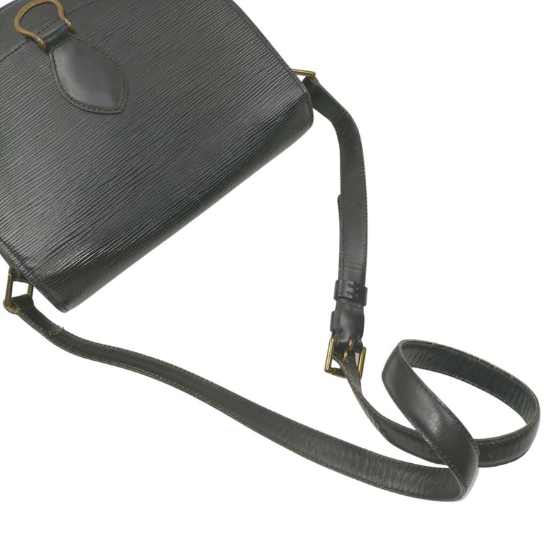 Louis Vuitton Saint Cloud Canvas Shoulder Bag (pre-owned) in Black