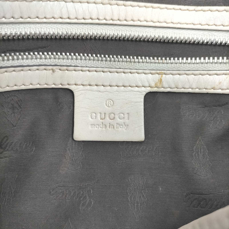 Gucci Abbey Tote Bag Canvas Brown