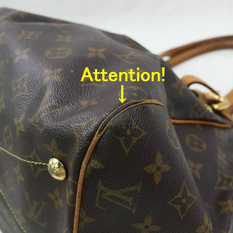 Louis Vuitton Tivoli GM Monogram Canvas Leather Shoulder Bag Authentic  SP0058 