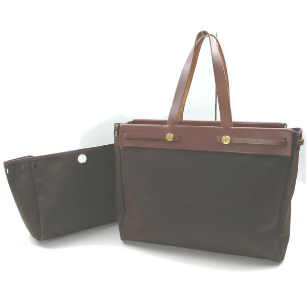 Hermes Hand Bag Her Brown