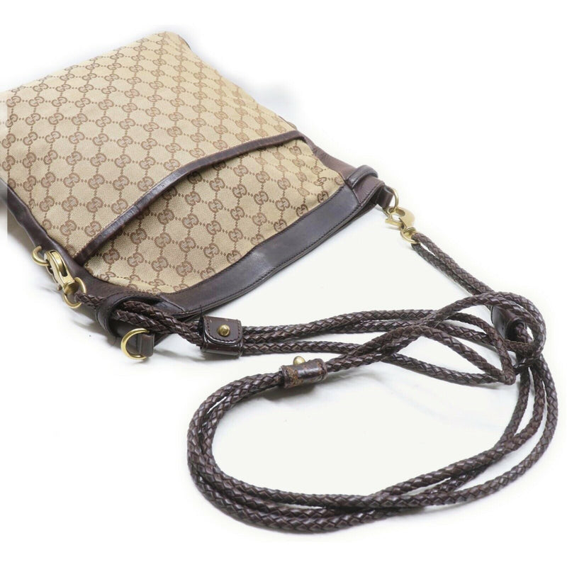 Gucci Crossbody Bag Gg Brown Canvas