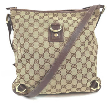 Gucci Crossbody Bag Brown Canvas