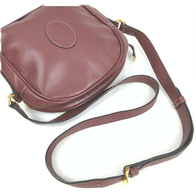 Cartier Crossbody Bag Burgundy