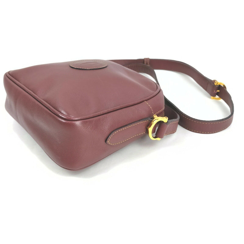 Cartier Crossbody Bag Burgundy