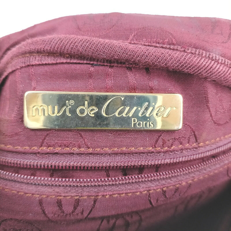 Cartier Crossbody Bag Burgundy