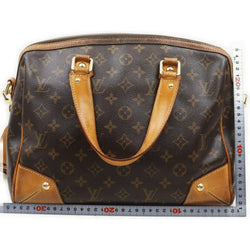 Louis Vuitton Retiro PM Monogram Leather Satchel Shoulder Bag Handbag Purse