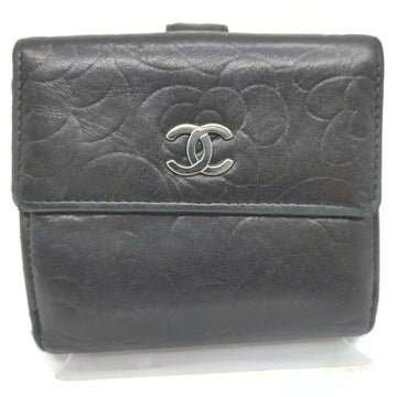 Chanel Wallet Black Leather