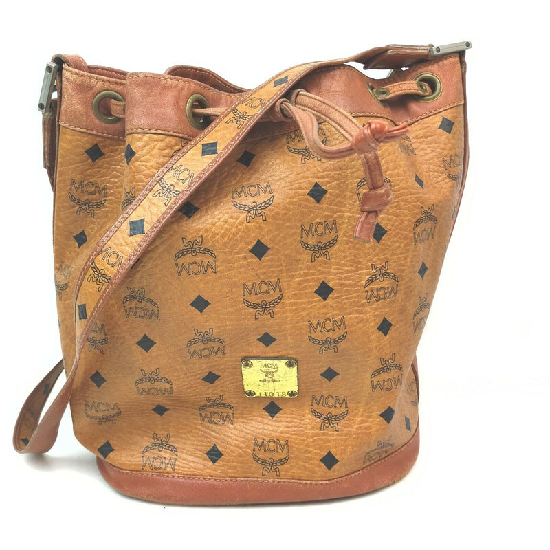 Mcm Crossbody Bag Brown Leather