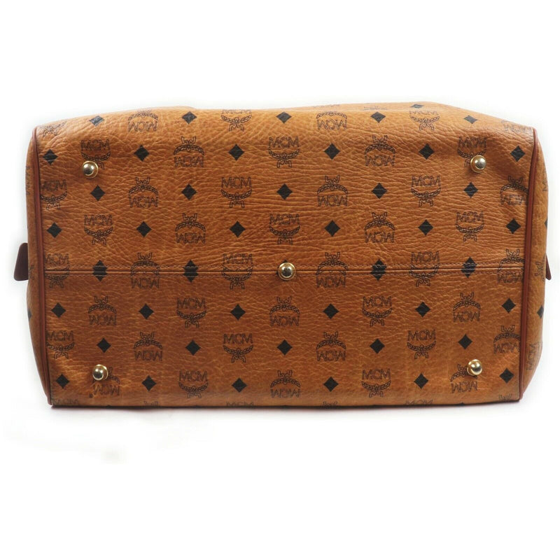 Mcm Boston Bag Pvc Brown