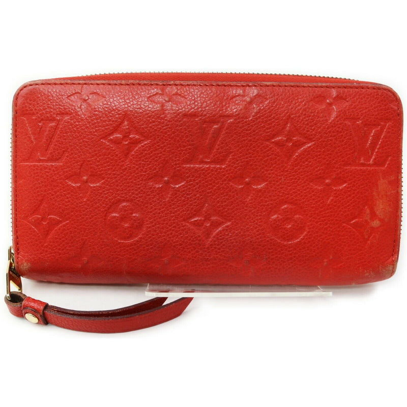 Louis Vuitton Zippy Wallet Red