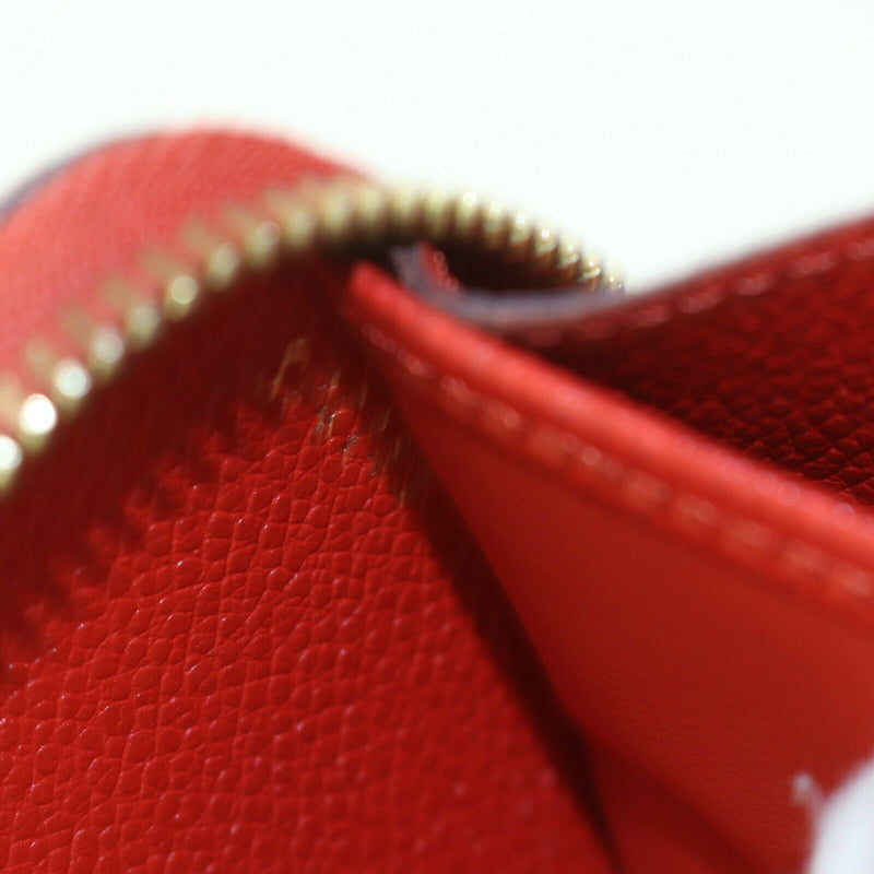 Louis Vuitton Zippy Wallet Red