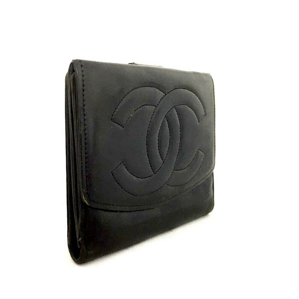 Chanel Cc Logo Bifold Wallet