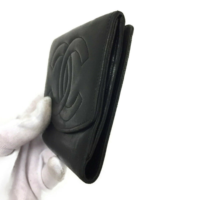 Chanel Cc Logo Bifold Wallet