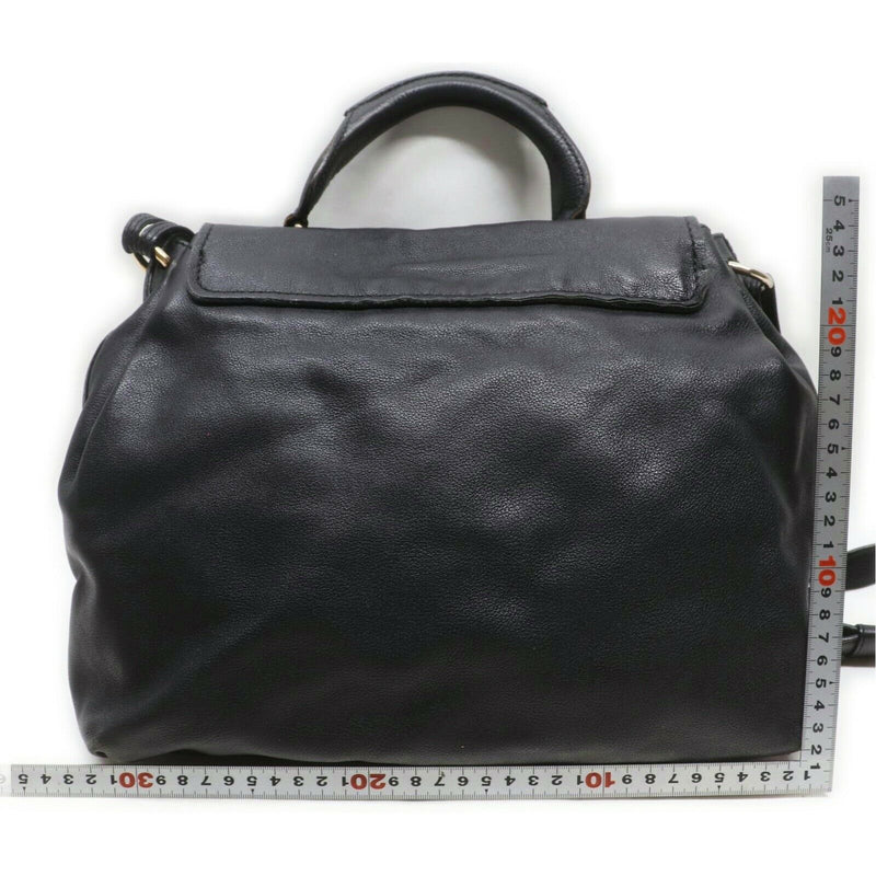 Chloe Hand Bag Elsie Black Leather