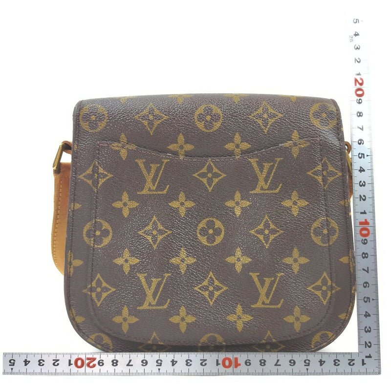 LOUIS VUITTON Mini Saint Cloud Shoulder Bag Monogram Leather BN M51244  33SF157