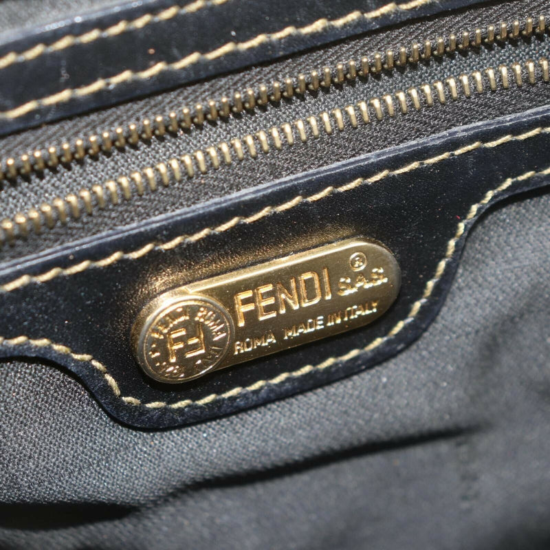 Fendi Tote Bag Brown Coated Canvas