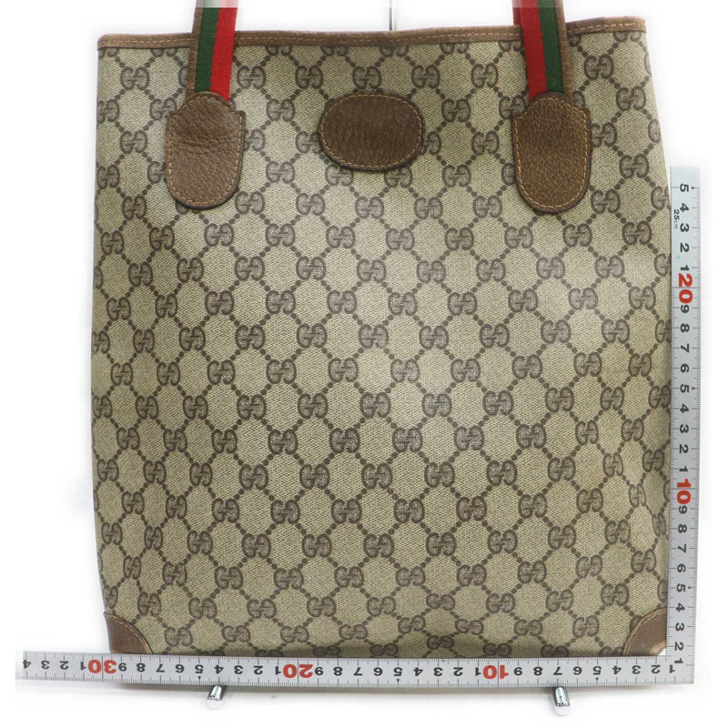 Gucci Tote Bag Light Brown Coated