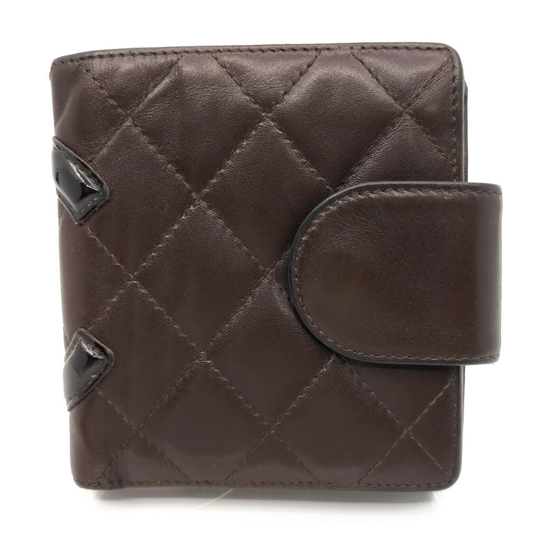 Chanel Cambon Wallet Deep Brown