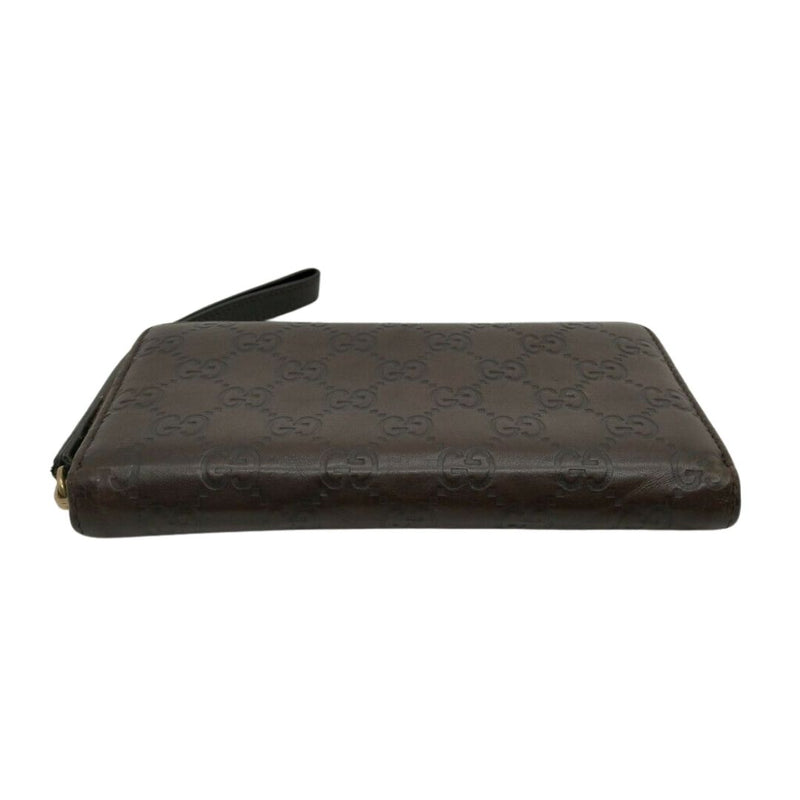 Gucci Zippy Wallet Brown Leather