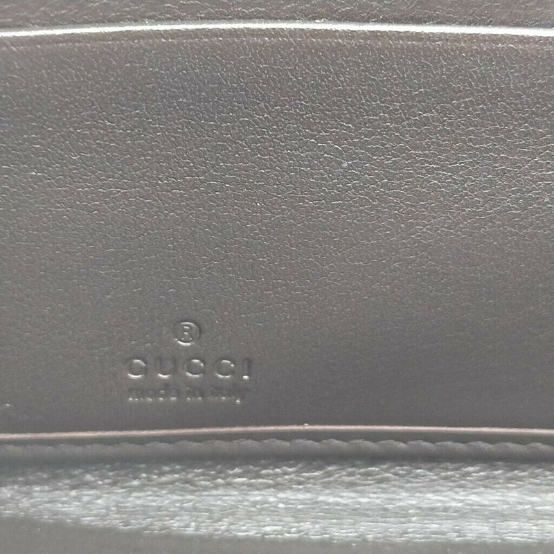 Gucci Zippy Wallet Brown Leather