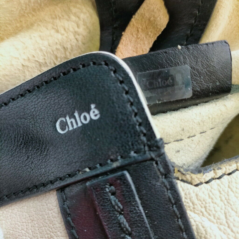 Chloe Alison Tote Bag Leather Cream