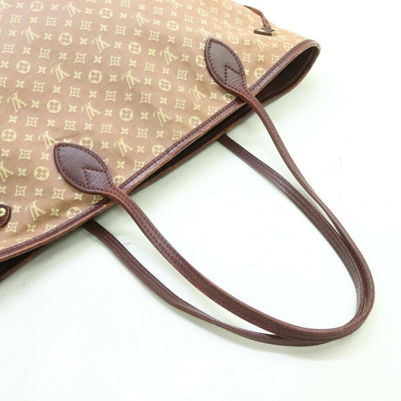 Auth LOUIS VUITTON Monogram Idylle Neverfull MM Tote Bag Brown