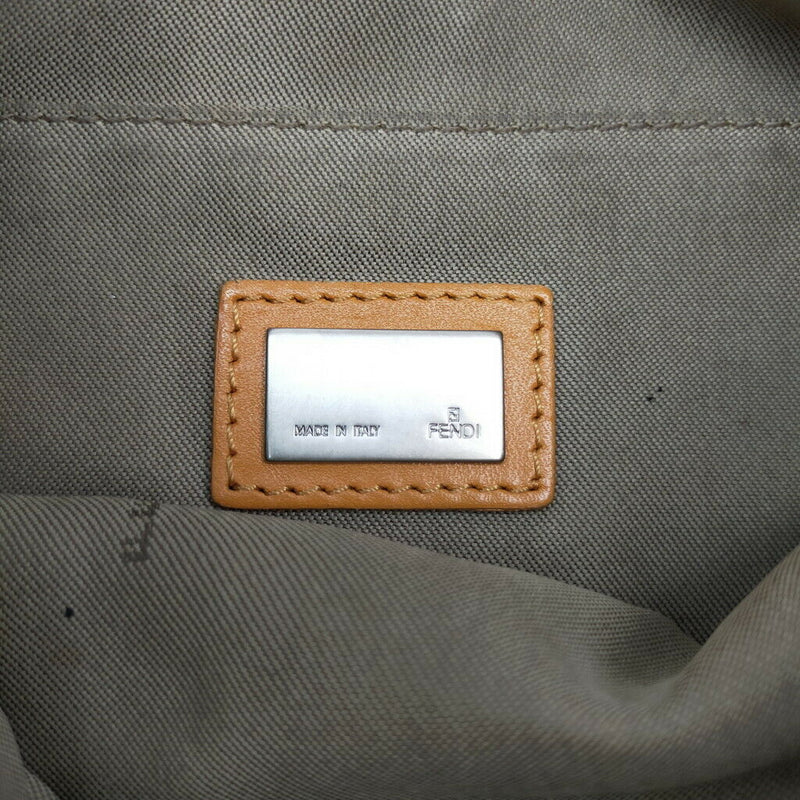 Fendi Shoulder Bag Orange Canvas