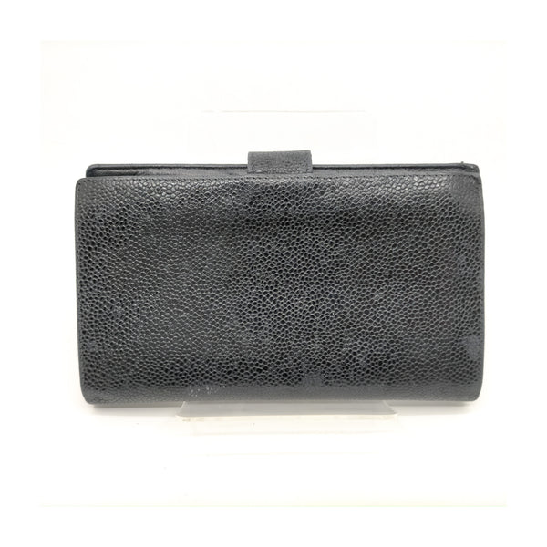 Chanel Long Wallet Black Caviar