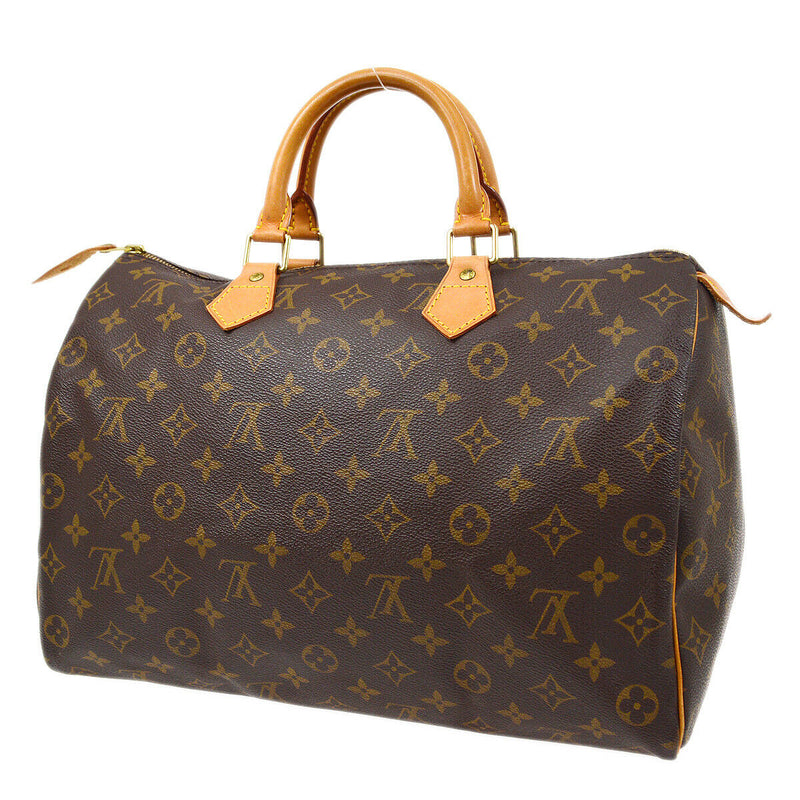 Shop for Louis Vuitton Black Epi Leather Speedy 35 cm Satchel Bag