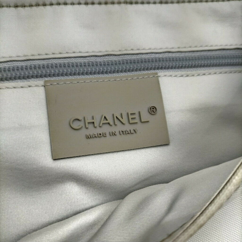 Chanel Crossbody Bag White Nylon