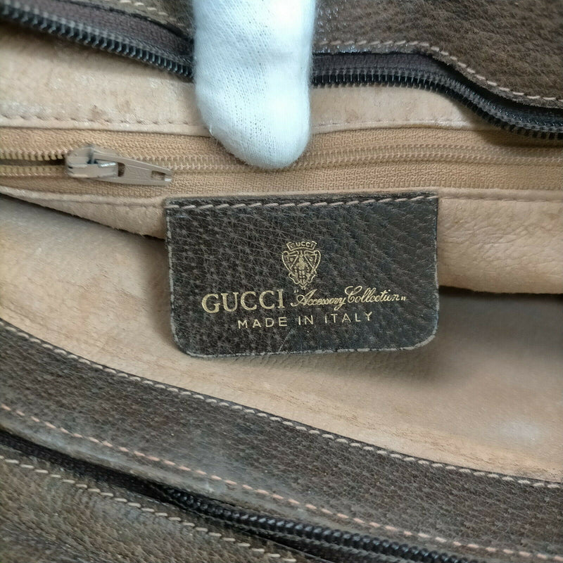 Gucci Crossbody Bag Brown Canvas