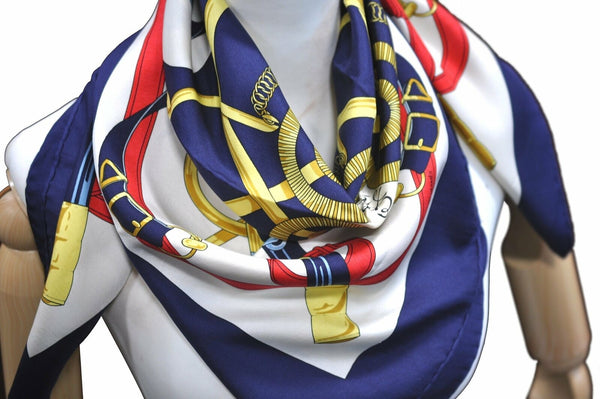 Hermes Carre 90 Scarf 'Eperon D'Or'