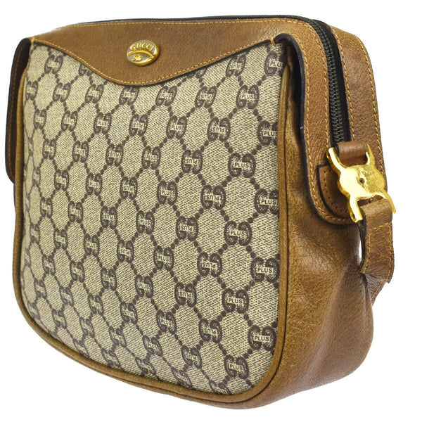 Gucci Plus Gg Crossbody Bag Brown
