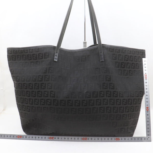 Fendi Shoulder Bag Black Canvas