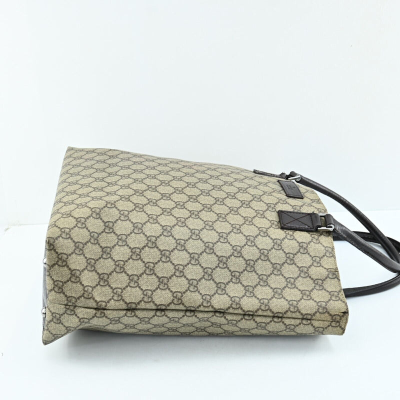 Gucci Shoulder Bag Brown Canvas