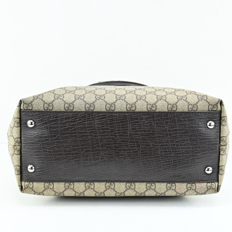 Gucci Shoulder Bag Brown Canvas