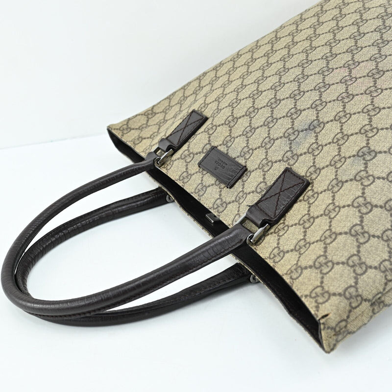 Gucci Shoulder Bag Brown Canvas