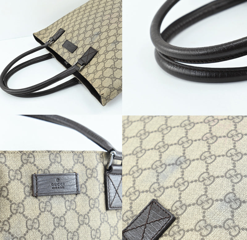 Gucci Shoulder Bag Brown Canvas