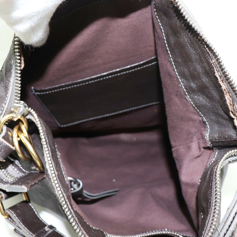 Pre-loved authentic Chloe Dark Brown Shoulder Bag sale at jebwa