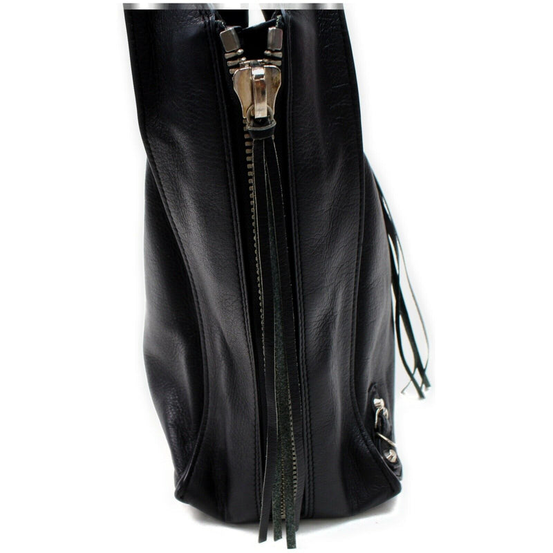 Authentic Balenciaga Papier Black Leather Tote Bag