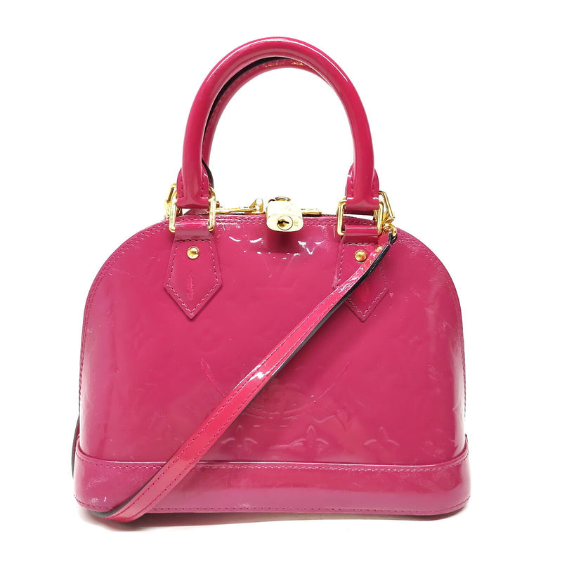 lv pink inside bag